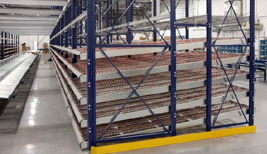 Products, Storage and Structures, Carton and Tote Storage, Carton Flow